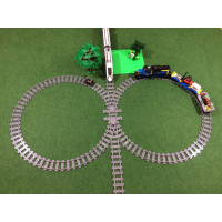 Drieweg wissel R40 (triple switch)